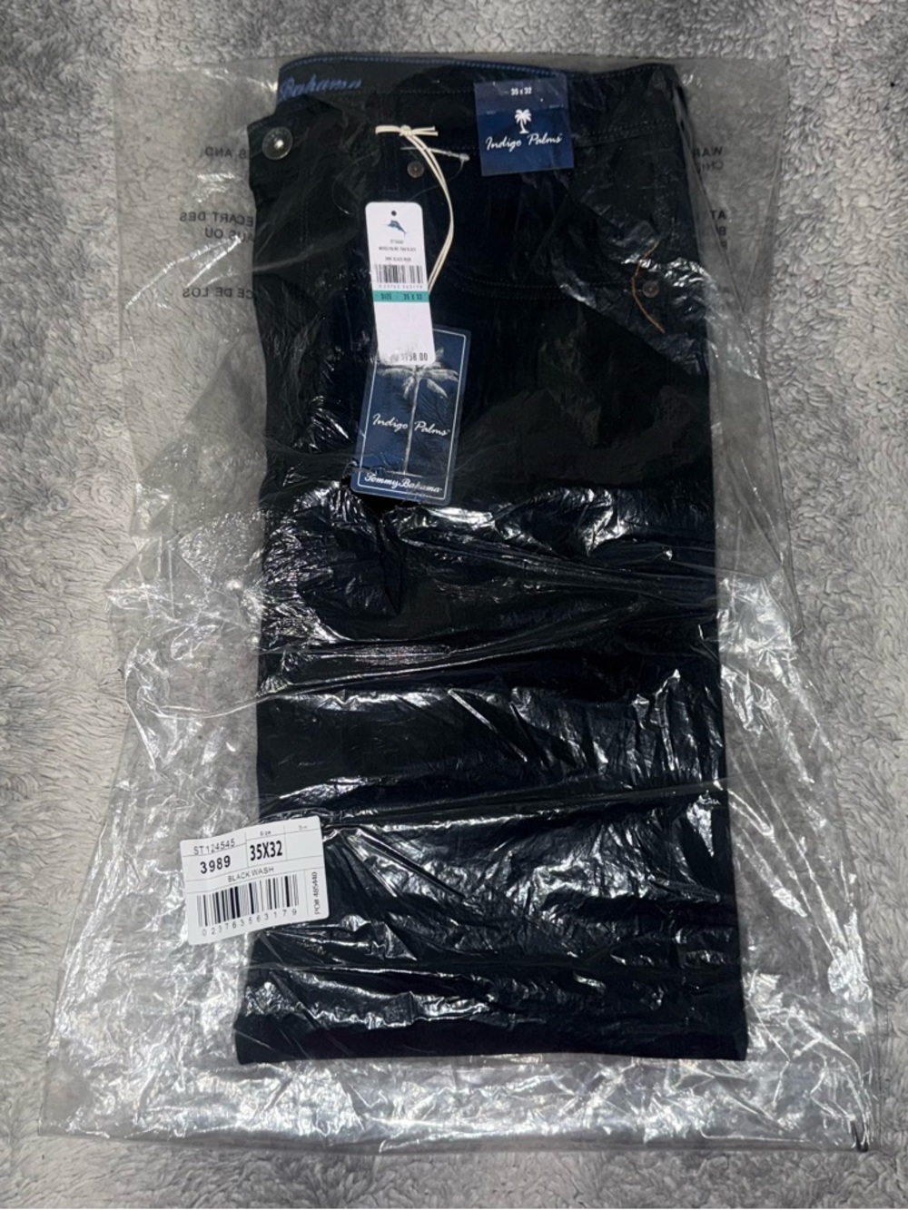 TOMMY BAHAMA INDIGO PALMS® BLACK JEANS IN BLACK WASH - Picture 5 of 6